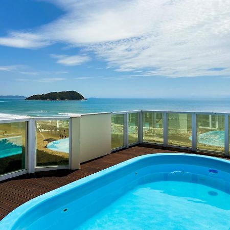 Ferienwohnung Infinito - Cobertura Frente Mar Com Piscina Governador Celso Ramos Exterior foto