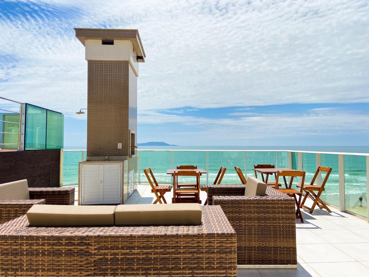 Ferienwohnung Infinito - Cobertura Frente Mar Com Piscina Governador Celso Ramos Exterior foto
