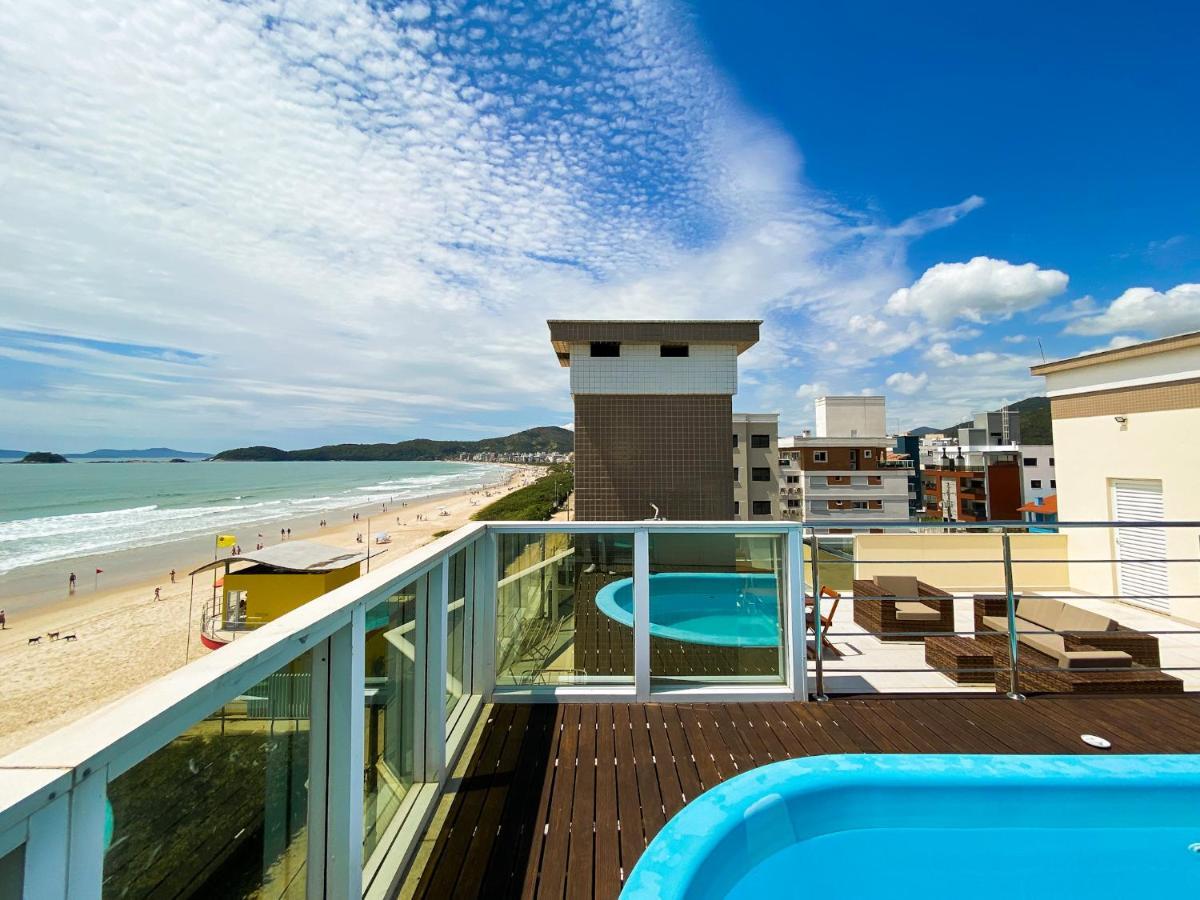 Ferienwohnung Infinito - Cobertura Frente Mar Com Piscina Governador Celso Ramos Exterior foto