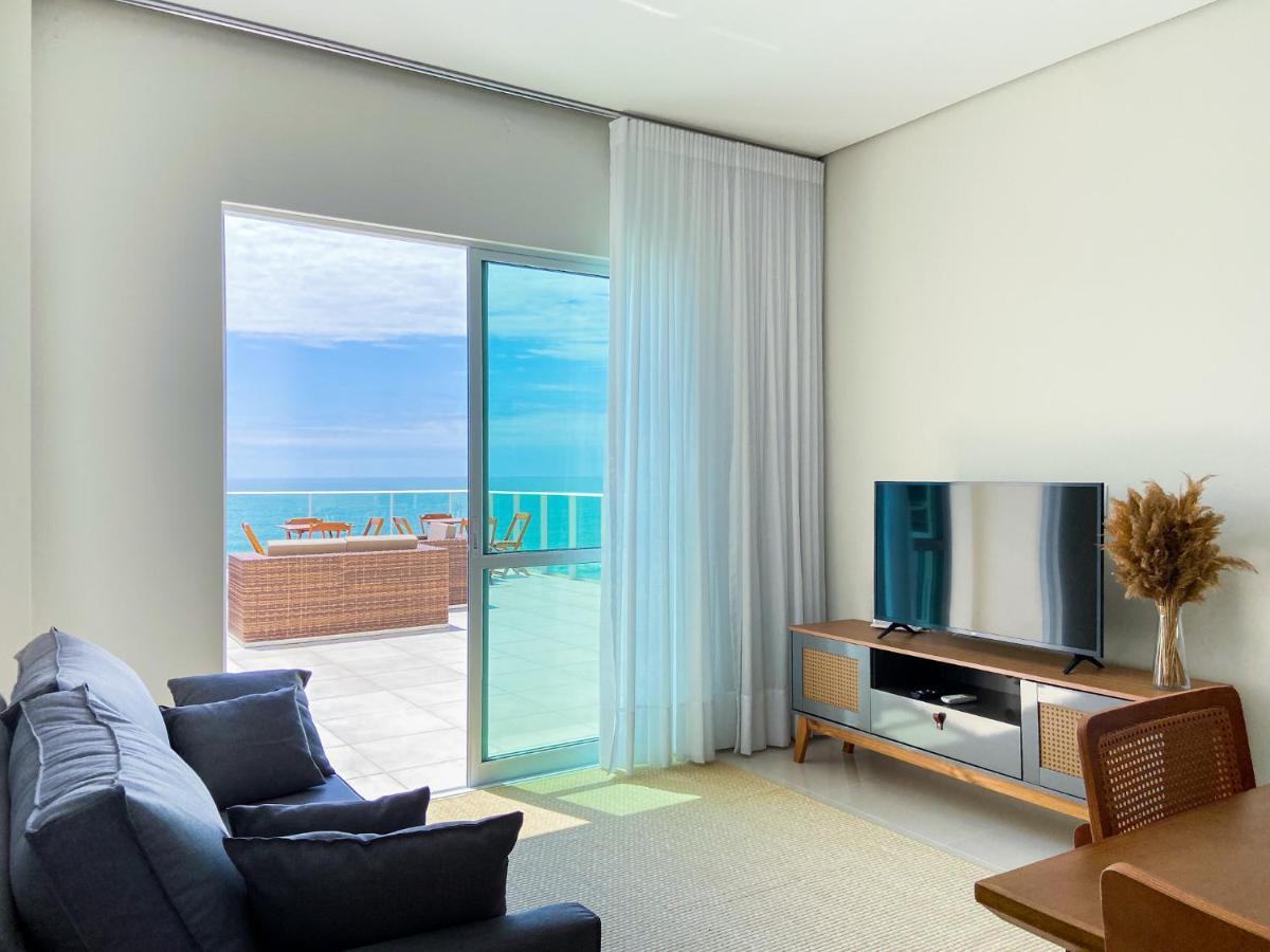 Ferienwohnung Infinito - Cobertura Frente Mar Com Piscina Governador Celso Ramos Exterior foto