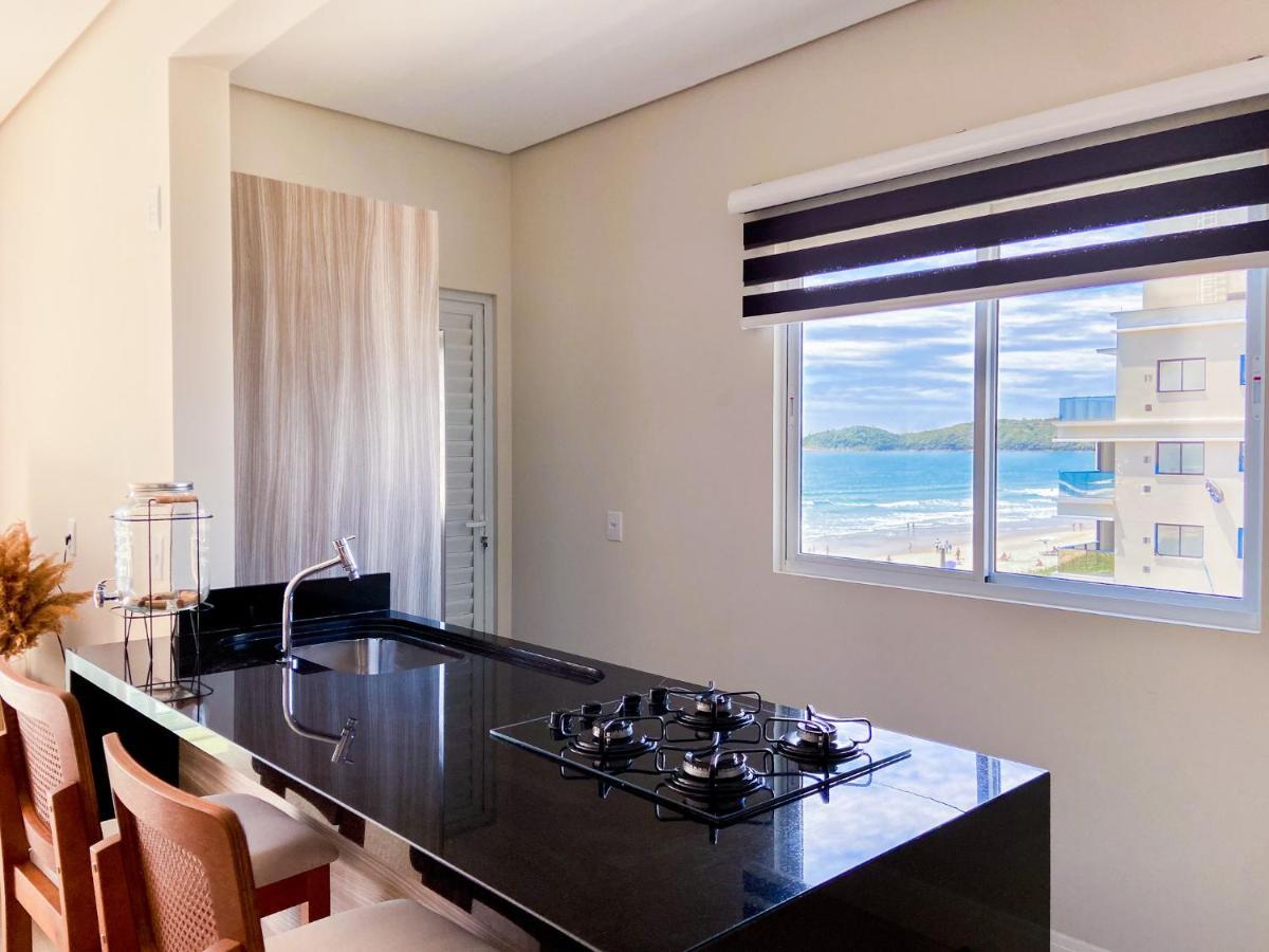 Ferienwohnung Infinito - Cobertura Frente Mar Com Piscina Governador Celso Ramos Exterior foto